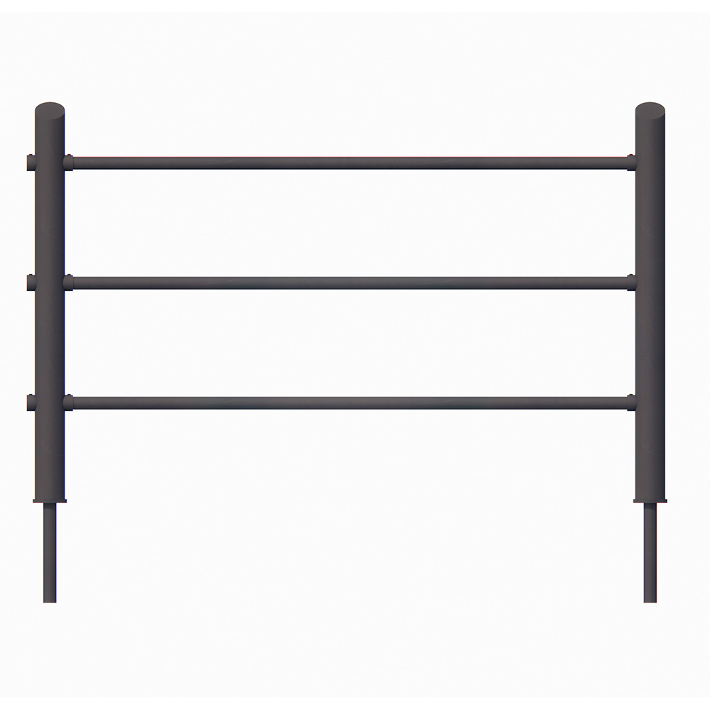 Istutusten suoja-aita pyöreällä tolpalla H1000 - Image 2