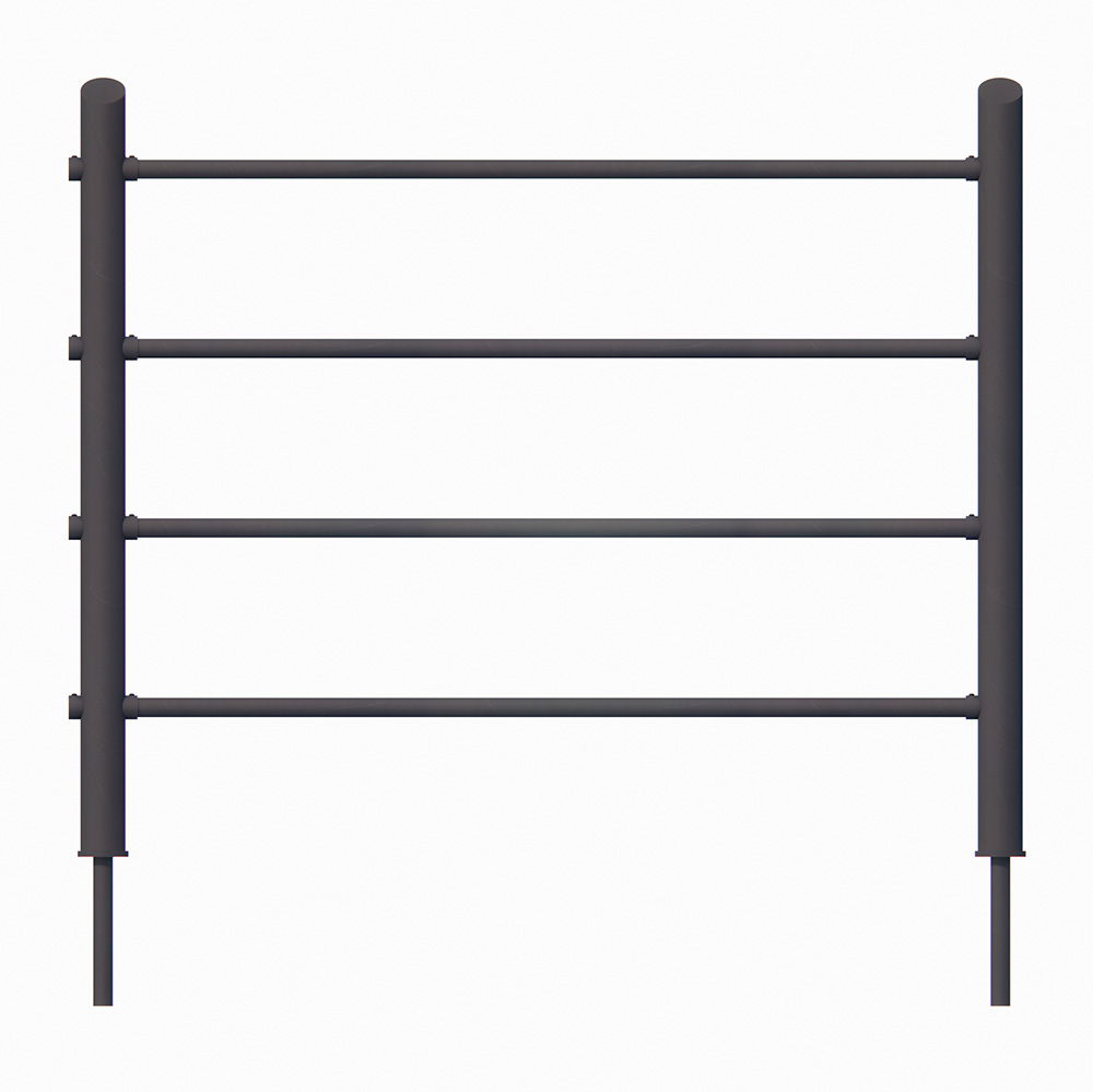 Istutusten suoja-aita pyöreällä tolpalla H1300 - Image 2