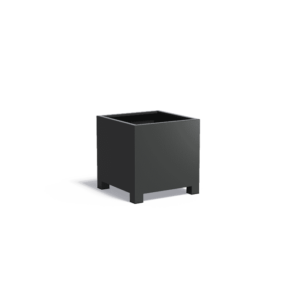 Kulmikas alumiininen astia jaloilla