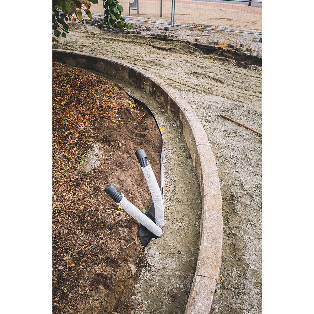 Kasvualustan laajennus TreeParker-kasvualustajärjestelmän avulla