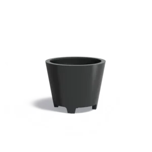 Alumiininen istutusastia Kartio jaloilla