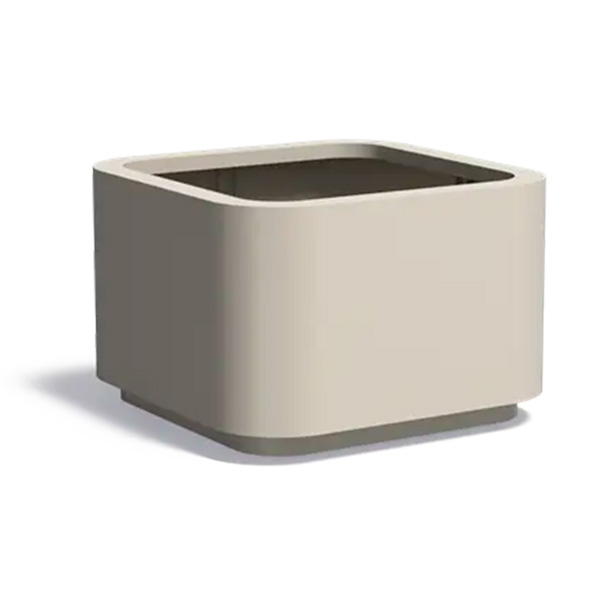 Nelikaari 1200x1200x800 alumiini-istutusastia