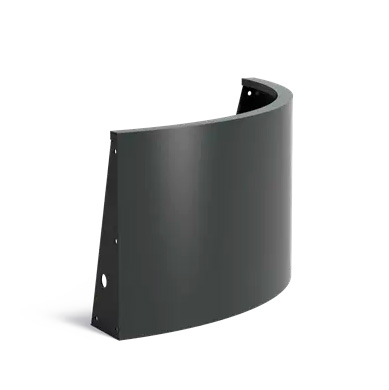 Alumiininen reunatuki ulkokaari 600x1000