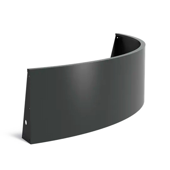 Alumiininen reunatuki ulkokaari 600x2000