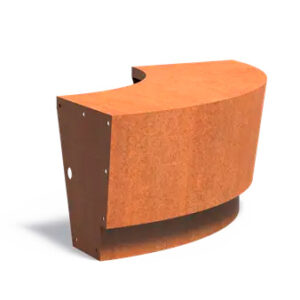 Corten-reunatuki - kapeneva