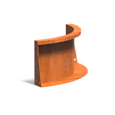Corten-reunatuki sisäkaari 300 x 500 mm
