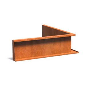Corten-reunatuki sisäkulma 300 x 1000 mm