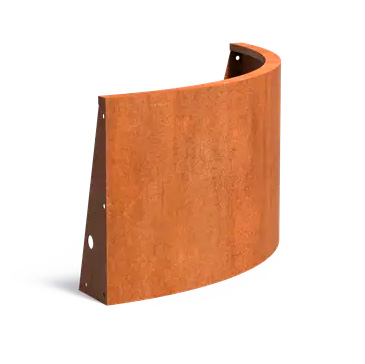 Corten-reunatuki ulkokaari 600 x 1000 mm