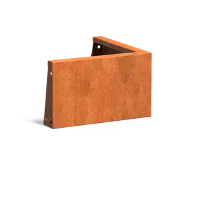 Corten-reunatuki ulkokulma 300 x 500 mm