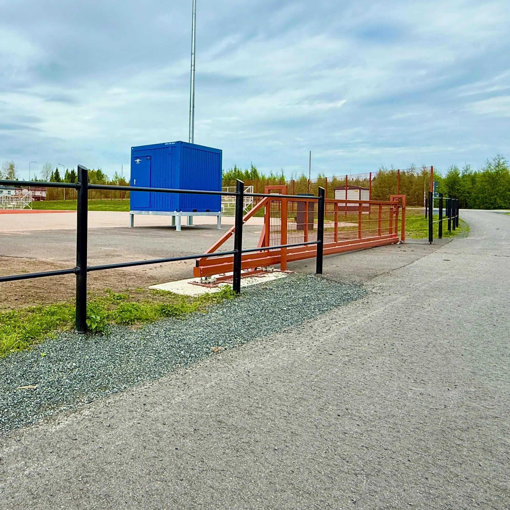 Haveno Pyöreä teräsaitatolppa erikoismitta H1200 mm, Ylöjärvi